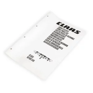 Oryginalny katalog Claas WIWA 540 opisany w języku niemieckim o numerze katalogowym 184332.2