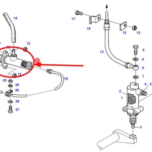 Pompka sprzęgła pasująca do fendt oryginał