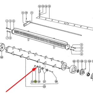 Oryginalny pierścień zewnętrzny noża sieczkarni do kukurydzy