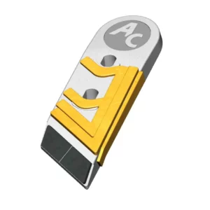 Wykonane w technologii napawania węglikiem wolframu prawe dłuto lemiesza III stopnia francuskiej marki Agricarb