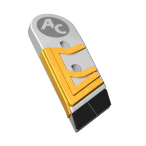 Wykonane w technologii napawania węglikiem wolframu lewe dłuto lemiesza III stopnia francuskiej marki Agricarb