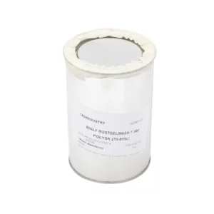 Lakier biały w opakowaniu o pojemności 1L, stosowany w systemie bez utwardzacza m. in. do lakierowania maszyn rolniczych marek Arbos i Rostselmash.