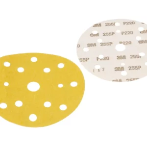 Krążek przyczepny z otworami marki 3M Hookit o granulacji 220 i średnicy 225 mm