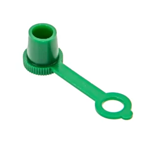 Kapturek ochronny smarowniczek w kolorze zielonym.