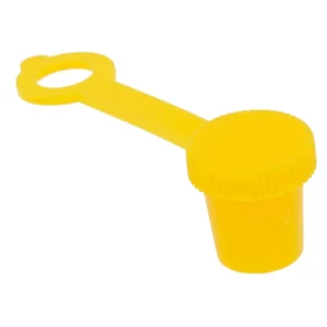 Kapturek ochronny smarowniczek w kolorze żółtym.