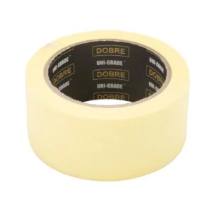 Taśma samoprzylepna żółta o wymiarach  48mm/50y i numerze katalogowym TASMA48/50Y.