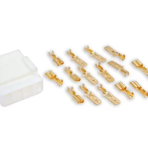 Gniazdo 8-krotne z konektorami męskimi i żeńskimi o numerze katalogowym WT-043-SET