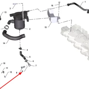 Oryginalny uszczelniacz miedziany 16,2 x 22 x 1 o numerze katalogowym K0067120, stosowany w ciągnikach rolniczych marki Arbos.