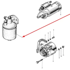 Oryginalny filtr oleju silnika kompletny o numerze katalogowym L0000059, stosowany w ciągnikach rolniczych marek Arbos oraz Lovol.