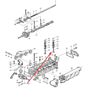 Oryginalny zawór wlotu powietrza o numerze katalogowym L0000168, stosowany w ciągnikach rolniczych marek Arbos oraz Lovol.