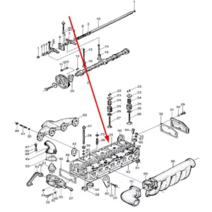 Oryginalna pokrywa cylindra o numerze katalogowym L0000169, stosowana w ciągnikach rolniczych marek Arbos i Lovol.