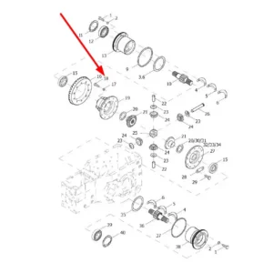 Oryginalna śruba o numerze katalogowym L0000250, stosowana w ciągnikach rolniczych marek Arbos oraz Lovol.