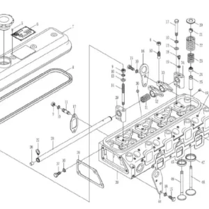 Oryginalny korek wlewu oleju o numerze katalogowym L0000818, stosowany w ciągnikach rolniczych marek Arbos oraz Lovol.