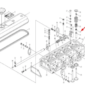 Oryginalna tuleja ustalajaca o numerze katalogowym L0000837, stosowana w ciągnikach rolniczych marek Arbos oraz Lovol.