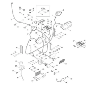 Oryginalny bezpiecznik o numerze katalogowym L0001324, stosowany w ciągnikach rolniczych marek Arbos oraz Lovol.