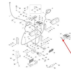Oryginalna bezpiecznik o numerze katalogowym L0002601, stosowany w ciągnikach rolniczych marek Arbos oraz Lovol.