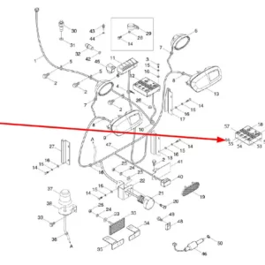 Oryginalny bezpiecznik o numerze katalogowym L0002602, stosowany w ciągnikach rolniczych marek Arbos oraz Lovol.