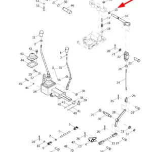 Oryginalny pierścień oring o numerze katalogowym L0003211, stosowany w ciągnikach rolniczych marek Arbos oraz Lovol.