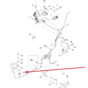 Oryginalny przełącznik o numerze katalogowym L0003749, stosowany w ciągnikach rolnczych marek Arbos oraz Lovol.