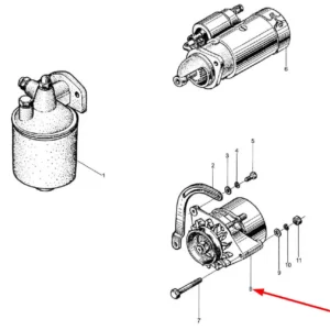 Oryginalny alternator o numerze katalogowym L0005619, stosowany w ciągnikach rolniczych marek Arbos oraz Lovol.