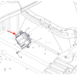 Oryginalny moduł o numerze P5P48801129, stosowany w ciągnikach marki Arbos.