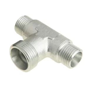 Oryginalny trójnik przewodów hydraulicznych przyrządu źniwnego o wymiarach RDT L10/L10/L15 i numerze katalogowym 216035.0