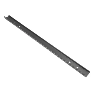 Oryginalna lewa metalowa listwa podajnika pochyłego o wymiarach 70 x 4 x 760 mm i numerze katalogowym 603679.2