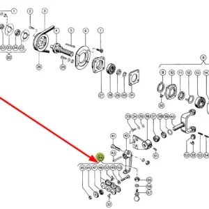 Oryginalny piasta sworznia kulowego targańca o numerze katalogowym 610369.1