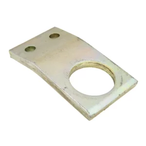 Oryginalny ogranicznik o napędu przyrządu żniwnego o wymiarach 50 X 8 X 97 i numerze katalogowym 644518.0