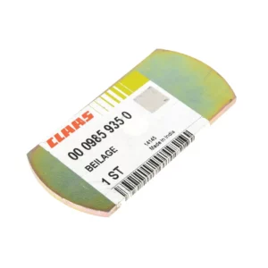 Oryginalna płytka odbojnika niecki o wymiarach 3 x 40 x 85 mm