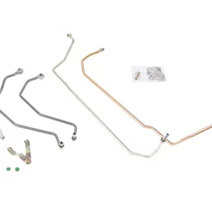 Oryginalny zestaw do montażu przedniej pary wyjść hydraulicznych w ciągnikach wyposażonych w przedni WOM o numerze katalogowym 0067157200000