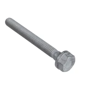 Oryginalna śruba sześciokątna z kołnierzem mocująca kolektor wydechowy o wymiarach M10 x 85 x 75 mm stosowana w ciągnikach rolniczych marki Fendt