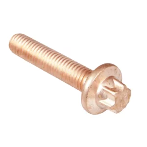 Oryginalna miedziana śruba kolektora wydechowego z łbem gwiazdowym