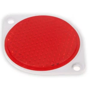 Odblask okrągły czerwony FI75 przykręcany o numerze katalogowym 1415-000021
