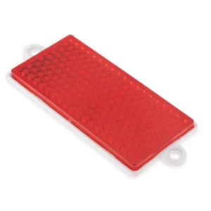 Odblask czerwony prostokątny przykręcany o numerze katalogowym 1415-000211