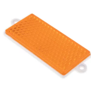 Odblask pomarańczowy prostokątny przykręcany o numerze katalogowym 1415-000212