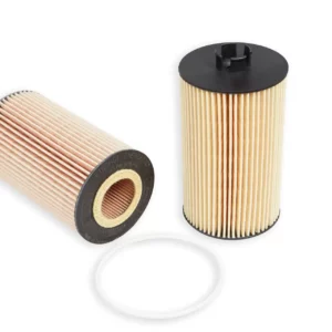 Wkład filtra oleju silnika marki Hengst stanowiący wysokiej jakości zamiennik oryginalnego filtra marki Deutz Fahr i Fendt