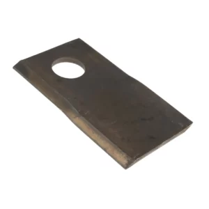 Nóż kosiarki prawy o wymiarach 98 x 48 x 4 mm