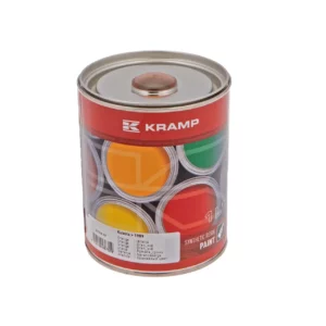 Lakier pomarańczowy marki Kramp w opakowaniu o pojemności 1 L i numerze katalogowym 217508KR