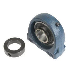 Łożysko samonastawne z oprawą o średnicy 35 mm oznaczeniu 1035-35 DEC stosowane w maszynach rolniczych wielu marek.