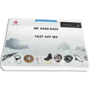 Oryginalny katalog Massey Ferguson  seria 8450-84560 o numerze 1637447M4.