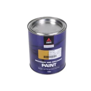 Oryginalna farba koloru żółty Caterpillar w opakowaniu o pojemności 1 litra i numerze katalogowym 3405559M5