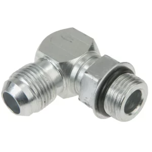 Oryginalne kolano hydrauliczne o wymiarach 7/8-14 JIC x ORB i numerze katalogowym 70921327