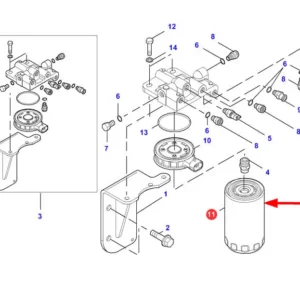 Oryginalny filtr paliwa silnika Agco