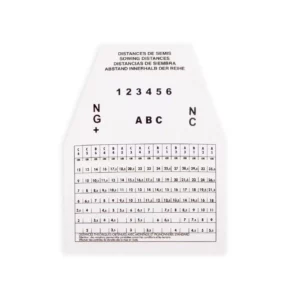 Oryginalna naklejka ustawiania wysiewu dla siewników NG - NC - NG+ o numerze katalogowym 10226159