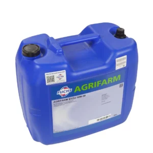 Olej uniwersalny wielofunkcyjny  Agrifarm STOU 10W30 20l oparty na bazie mineralnej majacy zastosowanie w układach hydraulicznych przekładniach oraz jako olej silnikowy w jednostach benzynowych i diesla
