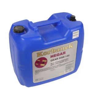 Olej przekładniowy 85W140 20l Hegar wysokiej jakości olej wielosezonowy szczególnie polecany do maszyn rolniczych marki Maasey Ferguson Fendt