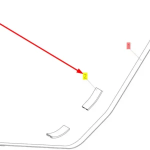 Oryginalny wkład uszczelniający o numerze katalogowym 1000187767, stosowany w kombajnach zbożowych marki Rostselmash schemat.