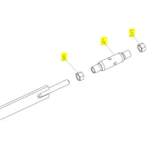 Oryginalna listwa mocująca o numerze katalogowym 100043680, stosowana w kombajnach zbożowych marki Rostselmash schemat.