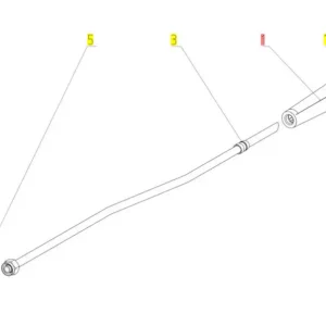 Oryginalna zaślepka o numerze katalogowym 100046300, stosowana w kombajnach zbożowych marki Rostselmash schemat.